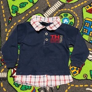 Tommy Hilfiger baby 12 months long sleeve polo